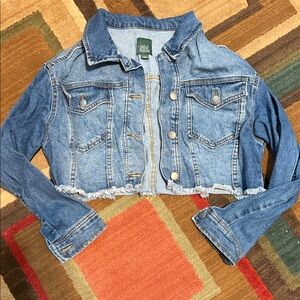 Wild Fable Distressed Blue Denim Jacket